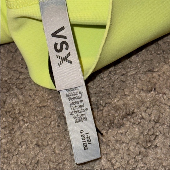 Victoria's Secret Neon Yellow Sports Bra - Picture 4 of 4